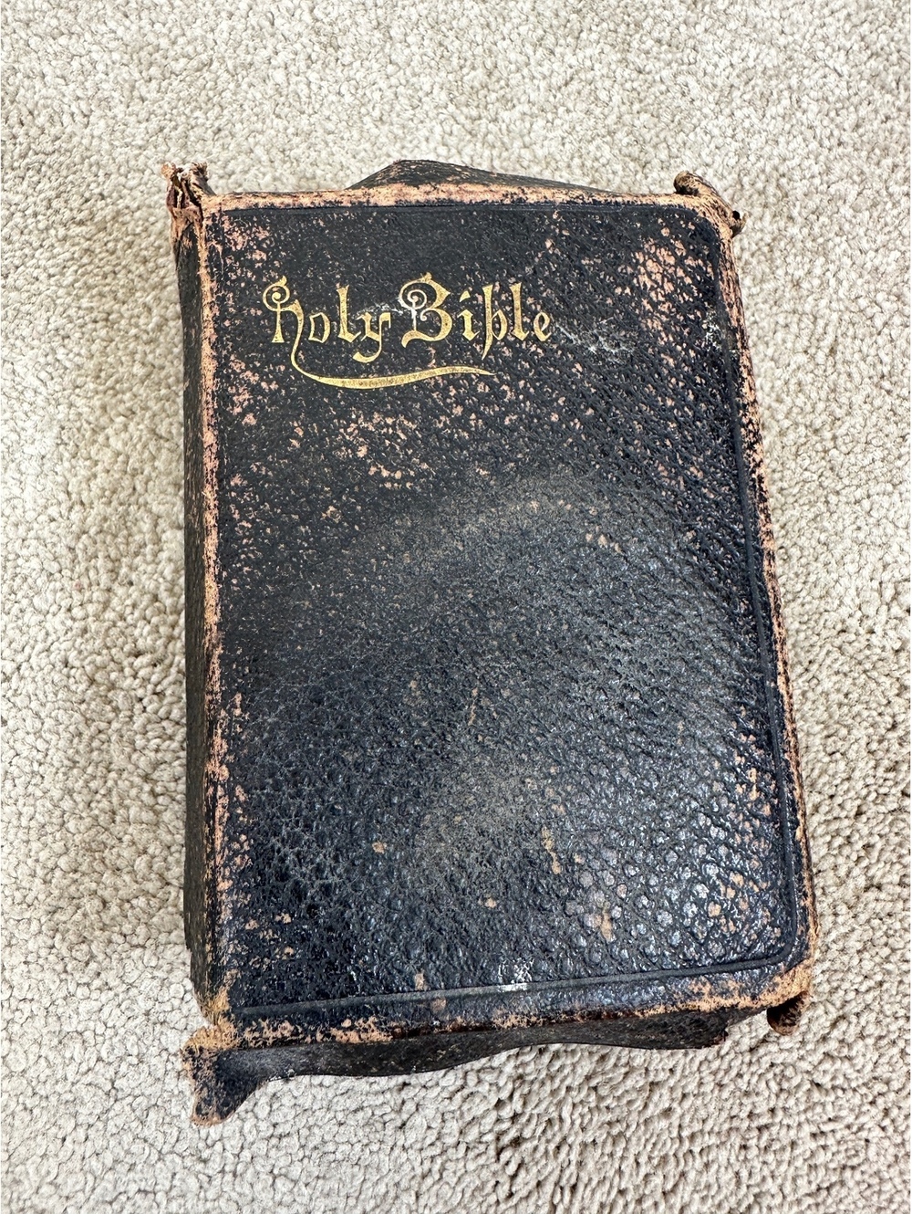 Antique Oxford S.S. Teacher’s Edition Holy Bible Leather Cover Family History